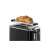 Russell Hobbs Structure Schwarzer 2-Scheiben-Toaster mit Croissant-Wärmer