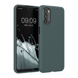 Kwmobile Motorola Moto G31/G41 grüne Silikon Handyhülle - Handyhüllen