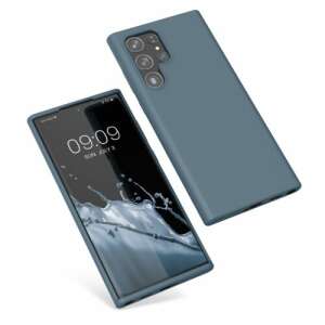 Kwmobile niebieskie silikonowe etui do Samsunga Galaxy S22 Ultra - Artykuły techniczne i elektronika