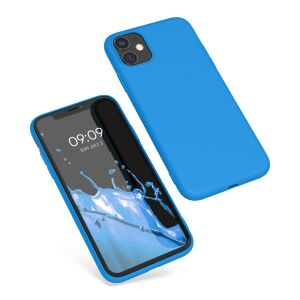 kwmobile Blue Silicone Case for iPhone 11 - Protective Cover - Phone Case