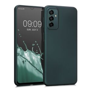 Kwmobile grüne Silikonhülle für Samsung Galaxy M23 5G mit Telefon - Handyhüllen