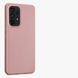 Kwmobile phone case for Samsung Galaxy A53 5G in rose gold, showing the back of the case - Phone Case