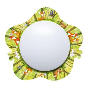 Lampă de plafon Somogyi Vuk cu design cu animale din pădure, verde și maro - Home by Somogyi