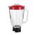 Ufesa Ruby Red Mixer, Glaskanne mit rotem Deckel