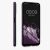 Kwmobile Samsung Galaxy A03s fioletowe etui widok z boku na telefonie