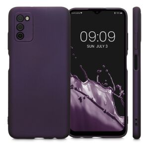 Kwmobile Samsung Galaxy A03s fioletowe etui na telefonie - Artykuły techniczne i elektronika
