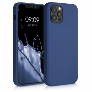 kwmobile iPhone 12/12 Pro Blue Silicone Case - Nonbrand Phone Case