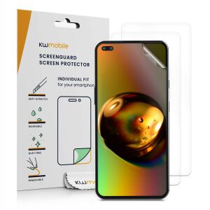 Kwmobile Screen Protector Set for OnePlus Nord (3 pieces), Face, Polymer, 57683.1