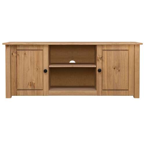 282670 tv cabinet 120x40x50 cm solid pine wood panama range 51160771