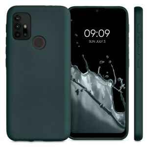 kwmobile Green Silicone Case for Motorola Moto G30/G20/G10 - Full View - Phone Case