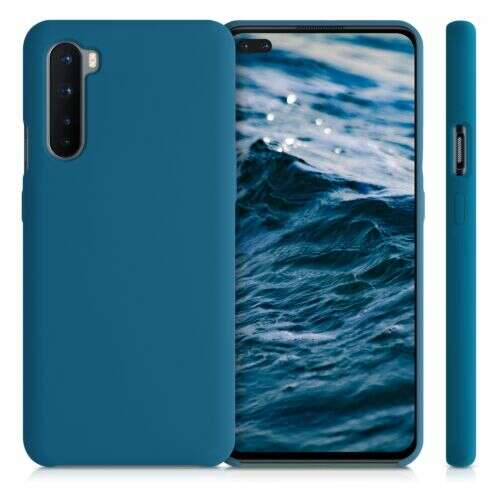 OnePlus Nord silicone case, blue, kwmobile