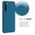 OnePlus Nord silicone case, blue, kwmobile, get a grip