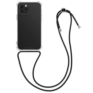 kwmobile iPhone 12 Pro Max clear case with black neck strap - Nonbrand Phone Case