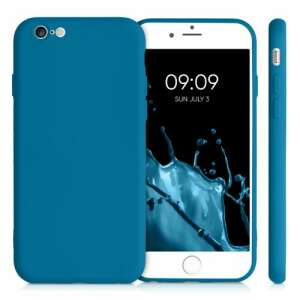 kwmobile син силиконов калъф за iPhone 6/6S, удароустойчив калъф за телефон - Технически статии и електроника