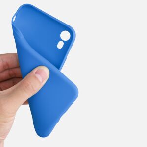 kwmobile iPhone XR Blue Silicone Case - Flexible and Protective - Nonbrand Phone Case
