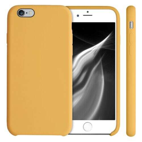 tok Apple iPhone 6 / iPhone 6s készülékhez, szilikon, sárga, 40223.217