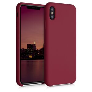 kwmobile iPhone XS Max Burgundy Silicone Case - Nonbrand Phone Case