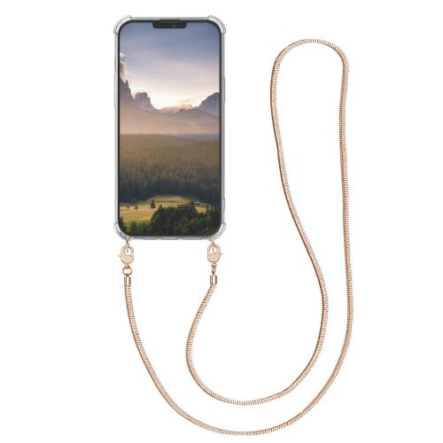 kwmobile iPhone 13 Pro Max clear case with neck strap