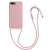 kwmobile Silicone Phone Case with Neck Strap for Apple iPhone 7 Plus / 8 Plus - Pink