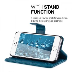 kwmobile iPhone 5/5S/SE (1. Gen) Wallet Case with Stand Function - Nonbrand Phone Case