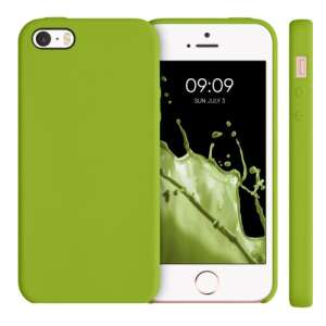 kwmobile green silicone case for Apple iPhone SE (1st generation 2016), iPhone 5, and iPhone 5s - Phone Case