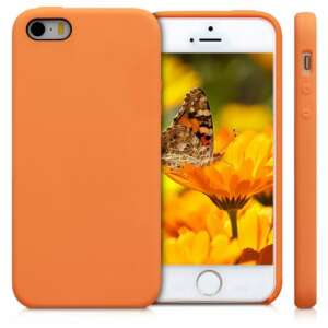 kwmobile silicone case for Apple iPhone SE (1st generation 2016), iPhone 5, iPhone 5s - orange - Phone Case