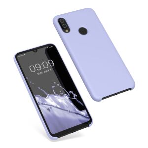 Kwmobile Xiaomi Redmi Note 7/7 Pro purple silicone case - angled view - Phone Case