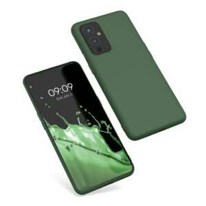 Green silicone case for OnePlus 9 phone - Phone Case