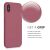 kwmobile iPhone XS pink case with grip text