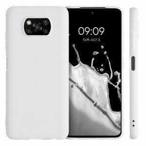 kwmobile white silicone case for Xiaomi Poco X3 Pro/NFC - full coverage - Kwmobile