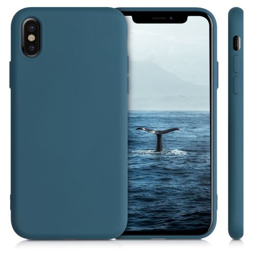 kwmobile iPhone X/XS Green Silicone Case Full View