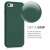 Etui silikonowe kwmobile do Apple iPhone 7, iPhone 8, iPhone SE (2020) - Zielony - Dobry chwyt