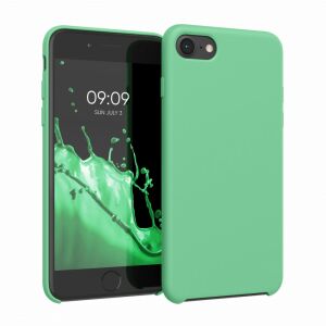 kwmobile iPhone 7/8/SE (2020) mint green silicone case - Nonbrand Phone Case