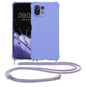 Xiaomi Mi 11 Lite 5G / 11 Lite 5G NE phone case with lanyard, purple, Kwmobile - Phone Case