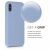 kwmobile iPhone XS silikonowe etui jasnoniebieskie chwyt
