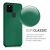 kwmobile Google Pixel 5 dark green case with metallic effect