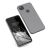 kwmobile Google Pixel 4a grey silicone case on phone angled view
