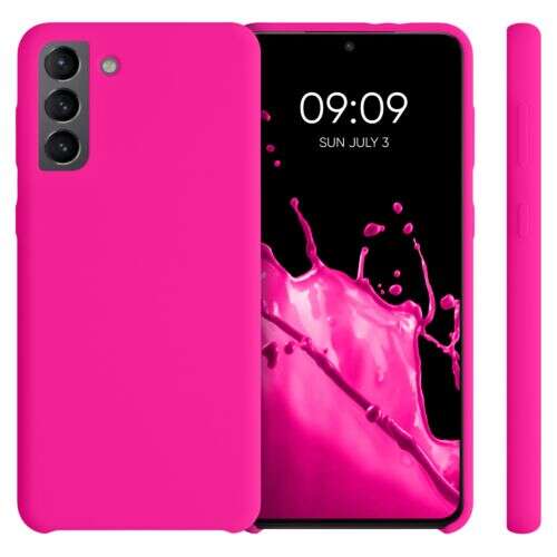 tok Samsung Galaxy S21 Plus-hoz, szilikon, rózsaszín, 54066.77, k...