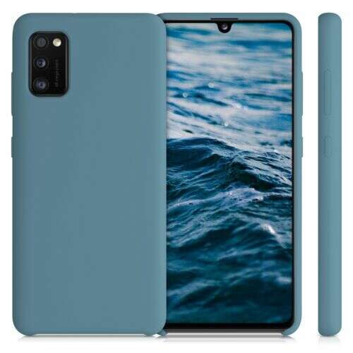kwmobile szilikon tok Samsung Galaxy A41-hez - sarkvidéki kék