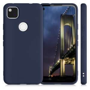Husă silicon albastră Google Pixel 4a, protecție telefon - Huse telefon