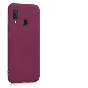 Samsung Galaxy A20e tok, szilikon, lila, 48738.187