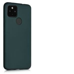 Angled View of kwmobile Google Pixel 4a 5G Green Case - Phone Case