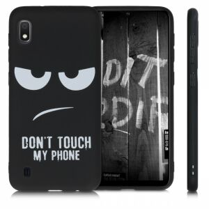 kwmobile Samsung Galaxy A10 Case, Silicone, Black, 50035.02