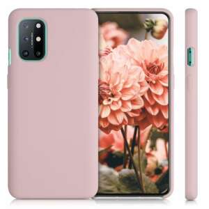 Etui silikonowe do OnePlus 8T, różowe, kwmobile - Kontakty telefoniczne
