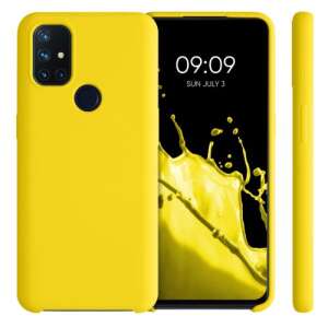 Жълт силиконов калъф OnePlus Nord N10 5G - Телефонни контакти