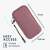 kwmobile Pink Neoprene Phone Case with Easy Access and Double Zip Closure