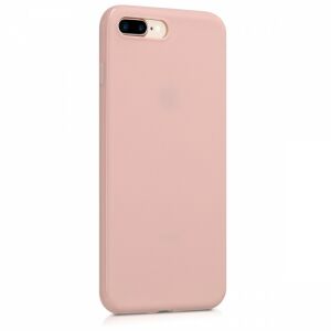Angled view of kwmobile pink silicone iPhone 7/8 Plus case - Nonbrand Phone Case