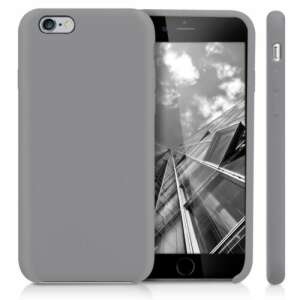 Etui silikonowe kwmobile do Apple iPhone 6 / iPhone 6s - Szare - Artykuły techniczne i elektronika