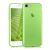 kwmobile iPhone 7/8/SE (2020) green silicone case on phone