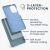 kwmobile Etui Silikonowe do Samsung Galaxy A52/A52 5G/A52s 5G - Kamienny Niebieski - 3-warstwowa ochrona